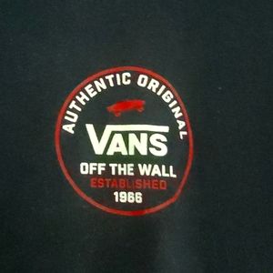 VANS Men's XL Navy Blue Tshirt